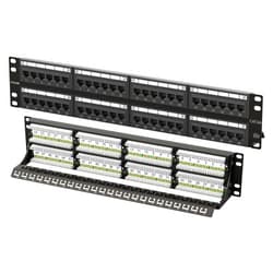 FGB 2U 48 Port Cat6A Patch Panel, 19