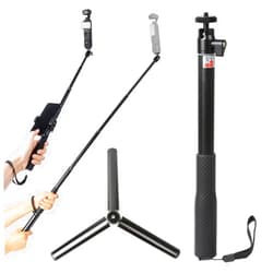 Leenconghui 37inch Selfie Stick Gimbal Extension Pole+Tripod Mount Kit fit for DJI Osmo Pocket 3