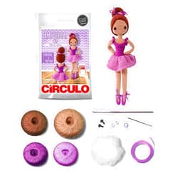 CÍRCULO Amigurumi Crochet Kit - Ballerina - All Included, Easy Instructions - Crochet Kit for Intermediate - Crochet Set - Doll Crochet Kit, Premium Amigurumi Yarn for Crocheting – Alana