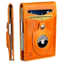 SERMAN BRANDS Money Clip Wallet - Mens Wallets slim Front Pocket RFID Blocking Card Holder Minimalist Mini Bifold