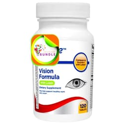Create and Bundle Equate Vision Formula with Lutein - Advanced Eye Health Dietary Supplement, 120 Tablets - Supports Vision Clarity, Antioxidant Protection, and Eye Wellness + Create Sticker