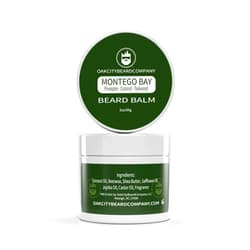 Oak City Beard Company - Montego Bay - 2 Ounce - Beard Balm - Pineapple - Coconut - Teakwood - Beard Conditioner