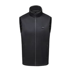 Generic Vest Winter Coat Jacket Thick Men Solid Heated Padded Cotton Pocket Tops Warm Vest down Jacket Lightweight