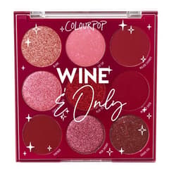 ColourPop Wine & Only Eyeshadow Palette - Deep Red & Burgundy Eye Makeup Palette with Matte, Metallic and Matte Sparkle Finishes - High-Pigment Eye Makeup with a Long-Wearing Formula (0.3 oz)