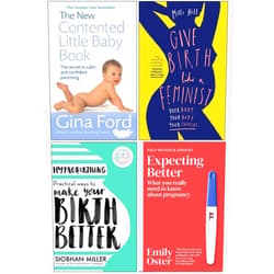By Gina Ford (Author), Milli Hill (Author), Emily Oster Siobhan Miller (Author), The New Contented Little Baby Book by Gina Ford (Contributor), Give Birth Like a Feminist By Milli Hill (Contributor), Hypnobirthing By Siobhan Miller (Contributor), Expecting Better by Emily Oster (Contributor) & 4 more The New Contented Little Baby Book, Give Birth Like a Feminist, Hypnobirthing, Expecting Better 4 Books Collection Set