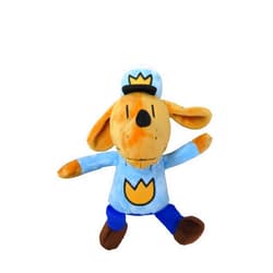 MerryMakers Dog Man Soft Plush Toy, 9.5-Inch, from Dav Pilkey's Dog Man Graphic Novel Book Series