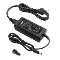 ALITOVE 24V 3A 72W AC to DC Adapter Power Supply Converter AC 100V ~ 240V to DC 24V 3amp Transformer with 5.5x2.1mm DC Output Jack for 5050 3528 LED Strip Module Light, CCTV Camera System