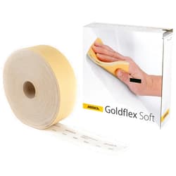 Mirka Goldflex Soft Hand Sanding Sheets 4.5 inch x 5 inch/Grit 240/200 pcs on a roll