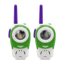 EKids Disney Pixar Lightyear Toy Walkie Talkies for Kids, Indoor and Outdoor Toys for Kids with Light Up Graphics