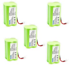 Kastar 5-Pack Battery Replacement for Summer Infant Baby Monitor 02100A-10, HK1100AAE4BMJS, Summer Infant 02090, Summer Infant 0209A, 0209B, Summer Infant 0210A, Summer Infant 02720 Baby Monitor
