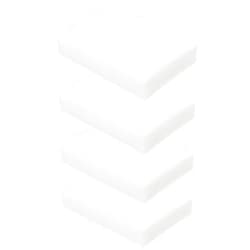 GYOFFULL HDPE Block PE Polyethylene Rectangular Hard Solid Plastic Tapping Block High Density Sheet Great for DIY Projects for Machining Home Floor Improvement（3/4