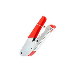 XingCRYao Coaxial Cable Crimper Tool, F-Type Compression Tool, Cable Stripper, Stainless Steel Wire Cutter with Handle, Heavy Duty, Red