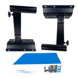 STARAUDIO Adjustment Solid-Steel Pin Serves as Safety-Stop Mount Wall Speaker Wall Mounts KTV Speaker Holder Set, Wall Mount Brackets Surround Sound Speaker Stand Mounts, Hold up 85 lbs SWSB-002