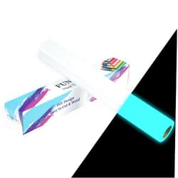 FUNKAKA Glow in The Dark Heat Transfer Vinyl Roll, 12