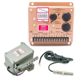 LiaoDaza 12V Electronic Engine Speed Controller Governor Generator Genset Parts, ESD5500E Speed Control Unit for All Kinds of Generators Together with ADC12V, 1000-10000hz, Stable Connection