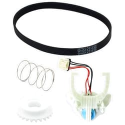 GYOFFULL Upgraded WH03X30517 Washer Shift Actuator & WH01X27538 Drive Belt & WH05X24185 Clutch & WH01X24434 Spring Compatible with GE Washing Machine Parts Set 4PCS