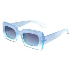 SOJOS Retro 90s Nude Rectangle Sunglasses Womens Mens Trendy Chunky Glasses