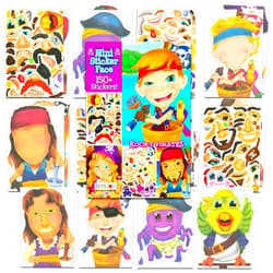 Crenstone 24 Pcs Make-a-Face Sticker Sheets, Kooky Pirates 5