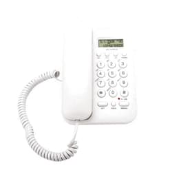Ejoyous Corded Phone, Desktop Telephone Landline Wired Phone Wall Telephone with Cord and Calls Display, /DTMF Dual System, for Home Office Hotel(White)
