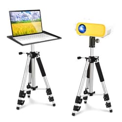 SKERELL Projector Stand Tripod Adjustable: Universal Laptop Standing Height from 17