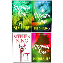 By Stephen King (Author) Stephen King Collection 4 Books Set (Pet Sematary, The Shining, It, Doctor Sleep)