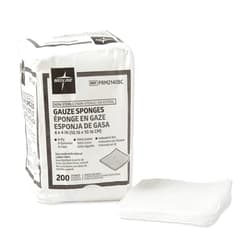 Medline Non-Sterile Cotton Woven Gauze Sponges, 8 Ply, Ideal for Wound Dressing and Cleaning, Case of 4000