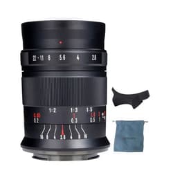 7artisans 60mm F2.8 II Manual Focus APS-C Macro Lens for Sony E-Mount A5100 A6000 A6300 A6500 A7iii A7Riii A7Siii NEX-5 NEX-7 Cameras Black