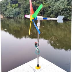 Nightbreeze DIY Small Wind Turbine Generator Kit and Light Strip | Innovative Backyard Decoration，35