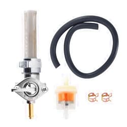 KIPA Gas Fuel Petcock Tank Shut Off Valve Switch For Heritage Softail Springe Electra Glide Fatboy Dyna Tour Glide Sportster 883 1200 13/16