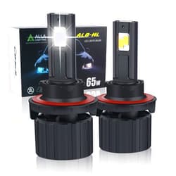 Alla Lighting ALB-NL 16000Lms 9008 H13 LED Fog Lights Bulbs or Daytime Running Lights(DRL) Lamps, 6000K Xenon White