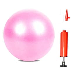 HCFGUS 6 Inch Mini Exercise Pilates Ball, Stability Ball for Yoga, Barre, Training and Physical Therapy - Improves Balance, Core Strength With Inflate Pump