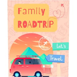 By Andi CP (Author) Adventures on the Open Road: A Family Road Trip Coloring Book: Fun and Creative Activities for Kids to Explore the Joys of Travel