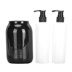 Asixxsix Massage Oil Warmer, Digital LED Display Electric Lotion Warmer Dispenser 30? to 65? Single Bottle Massage Oil Heater with Pump Heads for Home