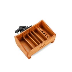 PROAIM Camera Assistant Front Wooden Box for Small Productions/Studio Films. Adjustable Holding Clamp for Mounting. Clamping Range - Flat Surface: up to 25mm / 1inch Speed Rails: 25-50mm / 1-2inch