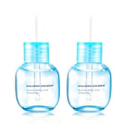 ZealSea Hyaluronic Acid Serum for Face, Hydrating Microneedling Serum, EWG Certified for Sensitive Skin, Vegan Fragrance Free Non-Comedogenic Absorb Quickly, Pure Hyaluronic Acid Anti-Aging 1 Oz*2