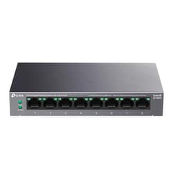 TP-Link LS108GP | 8 Port PoE Gigabit Ethernet Switch | 8 PoE+ Port @ 62W | Plug & Play | Extend Mode | PoE Auto Recovery | Desktop/Wall Mount | Silent Operation