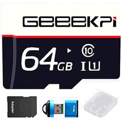 GeeekPi Preloaded (RPI OS) Card for Raspberry Pi,Class 10 Memory Card with Card Reader for All Raspberry Pi Models Pi 4, 3B+ (Plus), 3A+, 3B, 2, Zero(64GB)