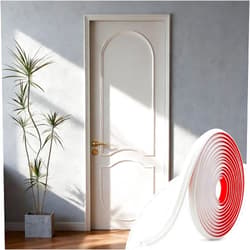 JSIWOTH 20FT Peel and Stick Wall Molding Trim Flexible Self Adhesive Crown Molding, Decorative Wall Trim for Mirror Door Cabinet Frame Border, Easy Install Home DIY, White