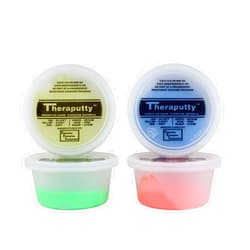 CanDo TheraPutty 4 Piece Set - X-Soft, Soft, Medium, and Firm, 2oz Each, Standard Hand Exercise Putty for Rehabilitation, Exercises, Hand Therapy and Strengthening, Stress Relief
