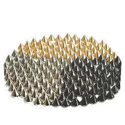 PARAOR 300PCS 8mm Acrylic Bullet Cone Spike Studs Bead Decorative Rivets Pyramid Beads Craft Spikes for Clothing