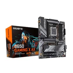 GIGABYTE B650 Gaming X AX (AM5/ LGA 1718/ AMD/ B650/ ATX/ 5-Year Warranty/ DDR5/ PCIe 4.0 M.2/ PCIe 4.0/ USB 3.2 Gen2x2 Type-C/AMD Wi-Fi 6E/ Realtek 2.5GbE LAN/Motherboard)