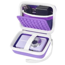 Boobowl Digital Camera Case Compatible with Yifecial/for EROOLU/for VAHOIALD/for Kaisoon/for Kodak Pixpro/for Canon PowerShot ELPH 180 190/ for Sony DSCW800 DSCW830 Kids Cameras (Purple)