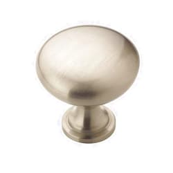 Amerock | Cabinet Knob | Satin Nickel | 1-1/4 inch (32 mm) Diameter | Edona | 1 Pack | Drawer Knob | Cabinet Hardware