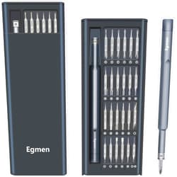 Egmen 49 in 1 Precision Screwdriver Set, Egmen Small Screwdriver Set, Mini Magnetic Screw Driver Set with Case Repair Tool Kit for Doorbell, Glasses, Watch, Computer, PC, Jewelers, Laptop, PS5, Macbook, PS4