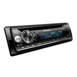 Pioneer DEH-S720DAB-AN with DAB Antenna, 2-DIN Car Radio, CD Tuner with FM and DAB+, Bluetooth, MP3, USB and AUX Input, RGB Lighting, Hands-Free Kit, Smart Sync App, 13-Band Equalizer