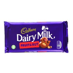 DAIRY MILK Cadbury Dairy Milk Fruit & Nut 180G