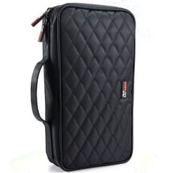 CCidea 96 Capacity CD/DVD Case Holder Portable Wallet Disc Storage Binder for Car, Home, Travel (96-Black) Specials