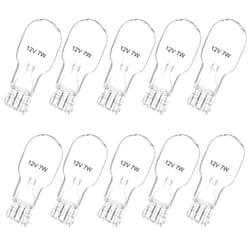 Haraqi Landscape Bulb T5 12V Low Voltage 7 Watt Wedge Base Clear Xenon Light Bulbs for Landscape Lights, Cabinet and Automotive (10 Pack)