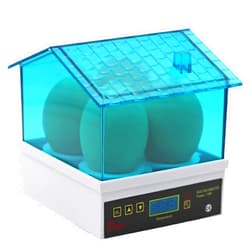 Junniu 4 Egg Incubator, Incubators for Hatching Eggs, Mini House with Automatic Humidity Control Digital Professional for Hatching Duck Bird Quail Eggs