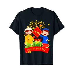 Lunar New Year Vietnamese New Year 2025 At Ty Vietnamese New Year Decoration 2025 Cung Hy Phat Tai Tet T-Shirt